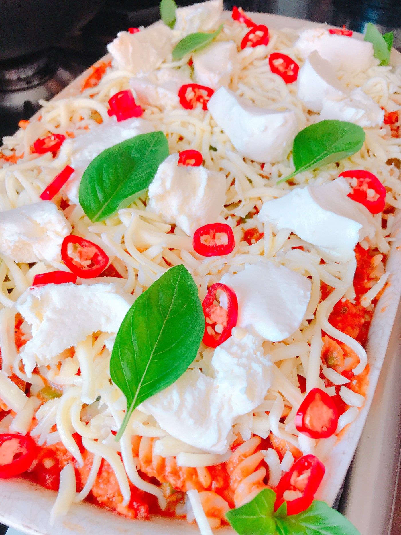 Spicy Veggie Pasta Bake